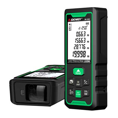 Máy Đo Khoảng Cách Laser 100M SNDWAY SW-100G Tia Xanh