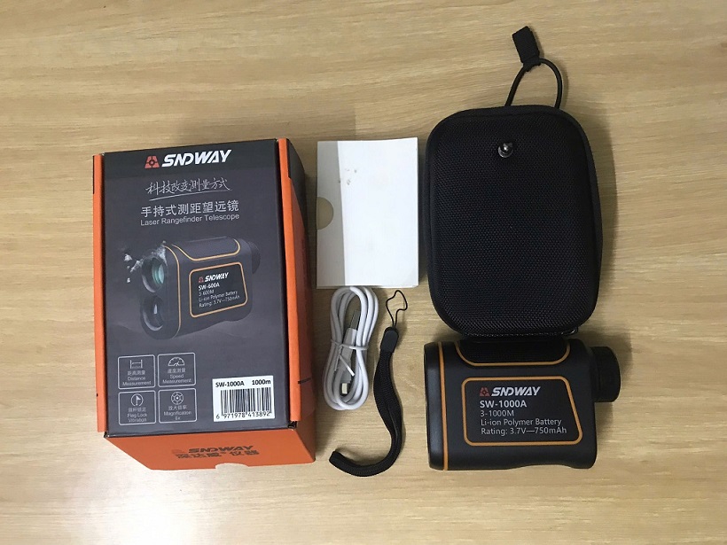 ống nhòm đo khoảng cách laser sndway 1000a