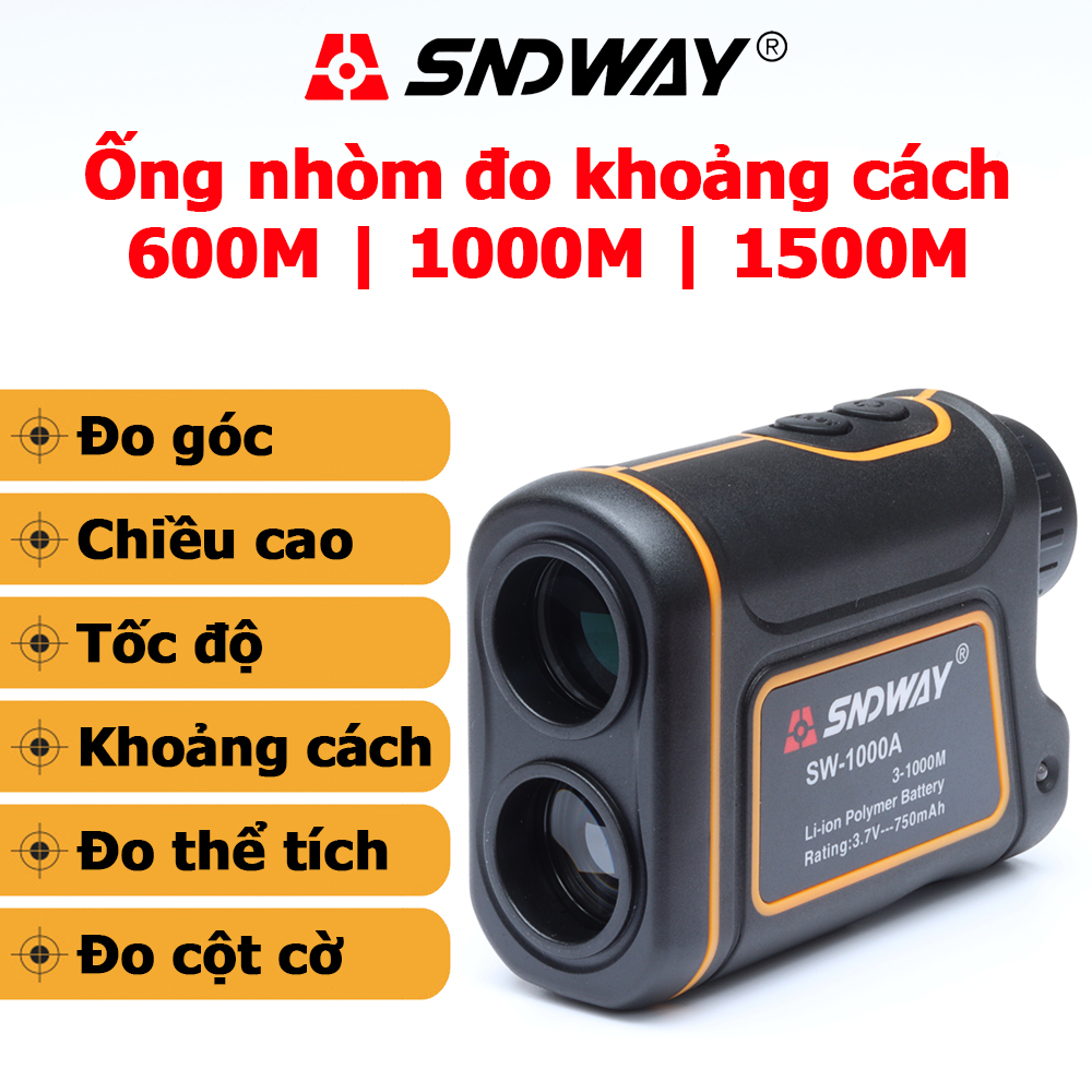 Ống Nhòm Đo Khoảng Cách Laser SNDWAY SW-1000A Đo Xa 1000m